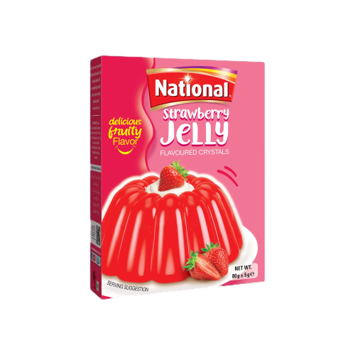 National Jelly Crystal Strawberry 80 gm